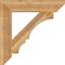 Ekena Millwork Balboa Slat Rough Sawn Bracket, Western Red Cedar, 6"W x 34"D x 34"H BKT06X34X34BOA06RWR - alternate 2